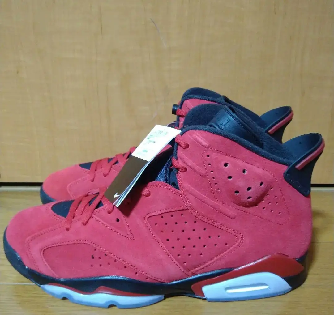 30cm ナイキ エア ジョーダン 6 レトロ CT8529-600 復刻 JORDAN BRAND AIR JORDAN 6 RETRO VARSITY RED/BLACK 23SU-I