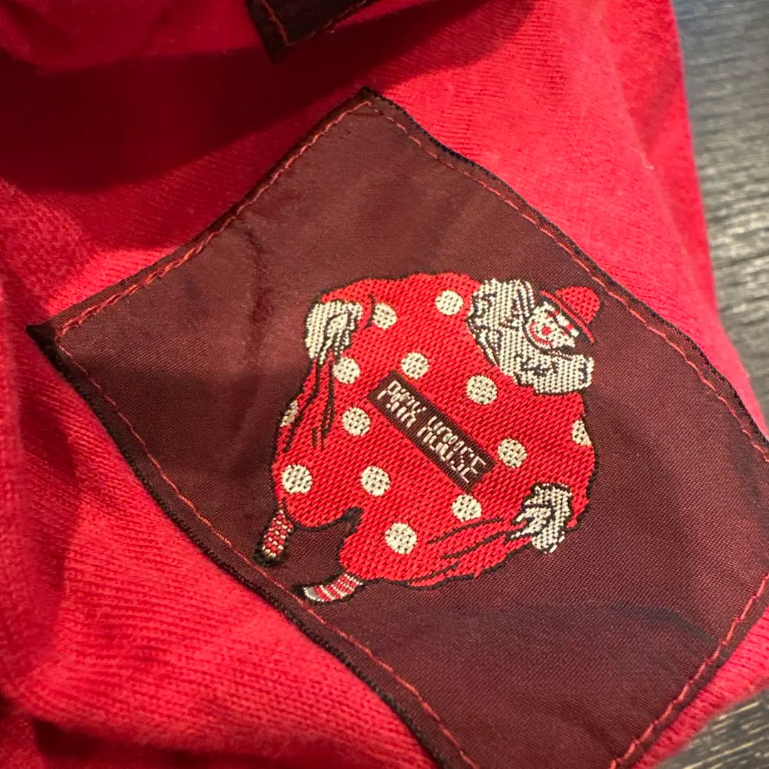 Thumbnail of Pink House Lunch Box Bag Red Drawstring Bag Used PINK HOUSE Vintage