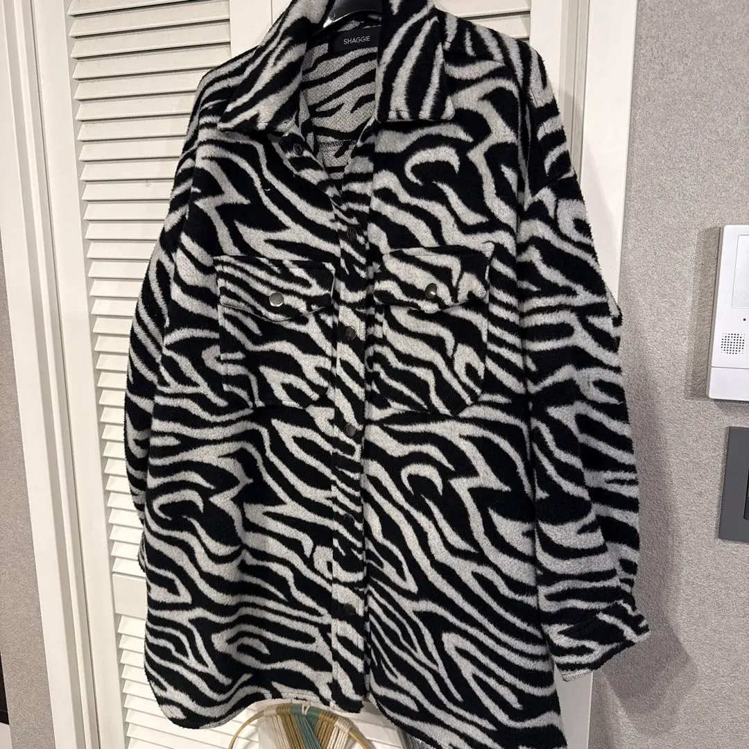 Thumbnail of SHAGGIE ⭐︎ Zebra Print Outerwear