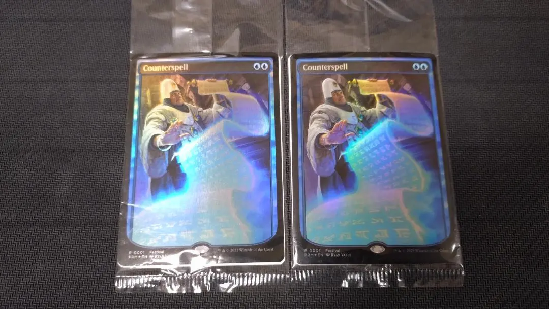 対抗呪文　foil マジックコン　プロモ　4枚 MTG プロモーションカード 【MTG/PR】※Foil※《対抗呪文