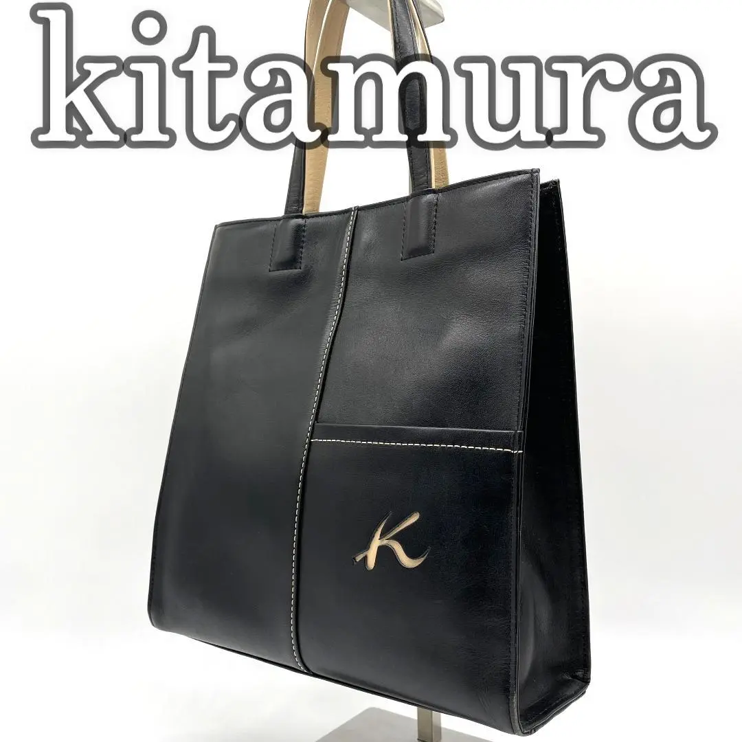 極美品 キタムラ シボ革 トートバッグ ブラック Kロゴ バンドバッグ 2025年最新】Yahoo!オークション -キタムラ レザー トートバッグ