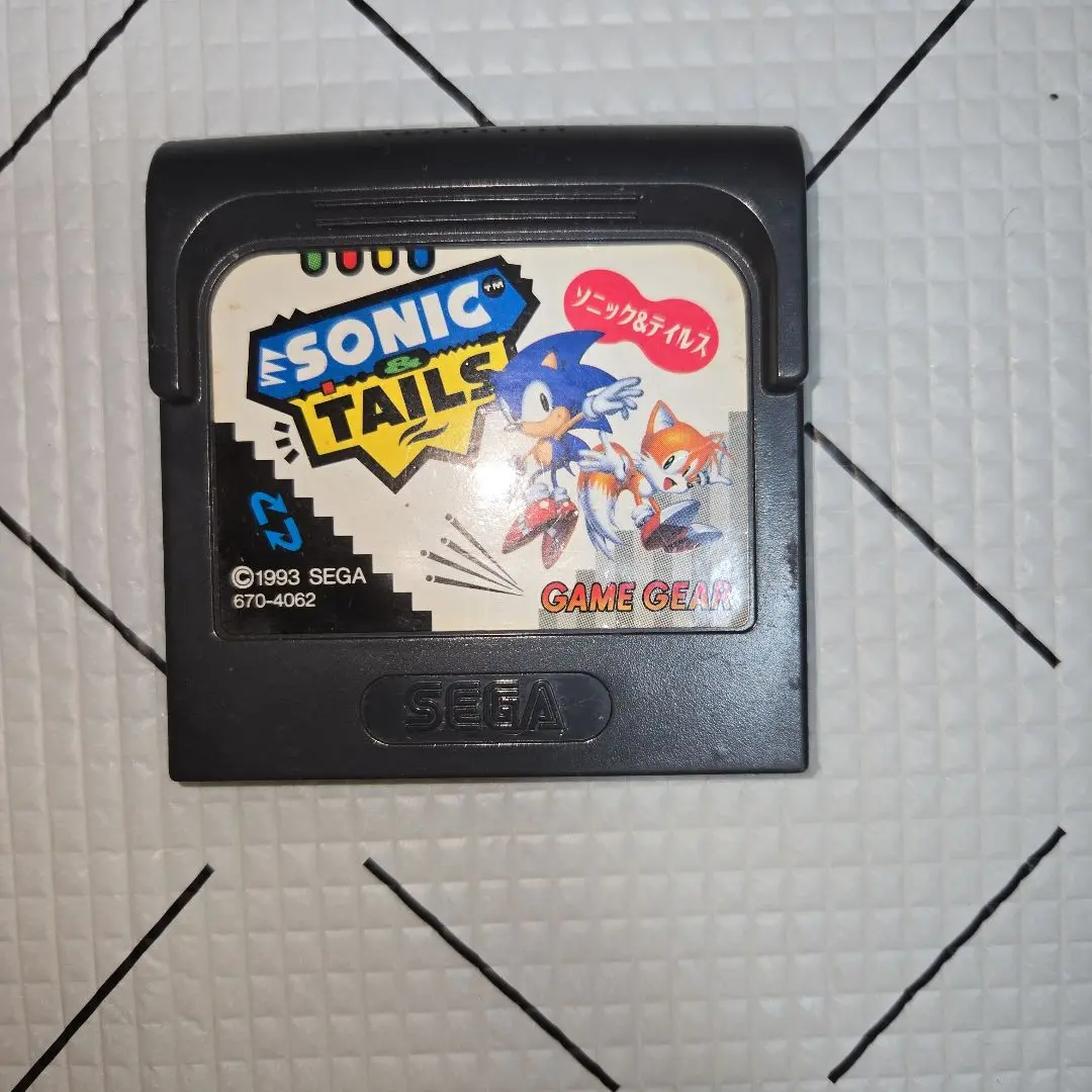 テイルスアドベンチャー　ゲームギア　箱あり 箱説あり】テイルスアドベンチャー ゲームギア 中古品 レトロ