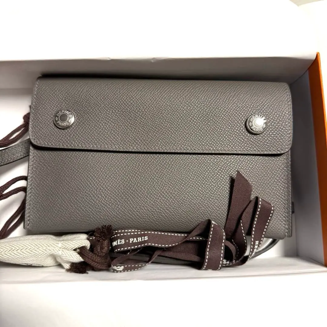 美品　HERMES 　エルメスナップトゥーゴー　ミント HERMES - 【新品未使用】エルメスナップ ゴールド HERMES