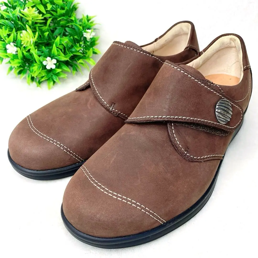 Thumbnail of Excellent condition ✨ Finn Comfort Velcro health shoes for bunions, UK4, brown