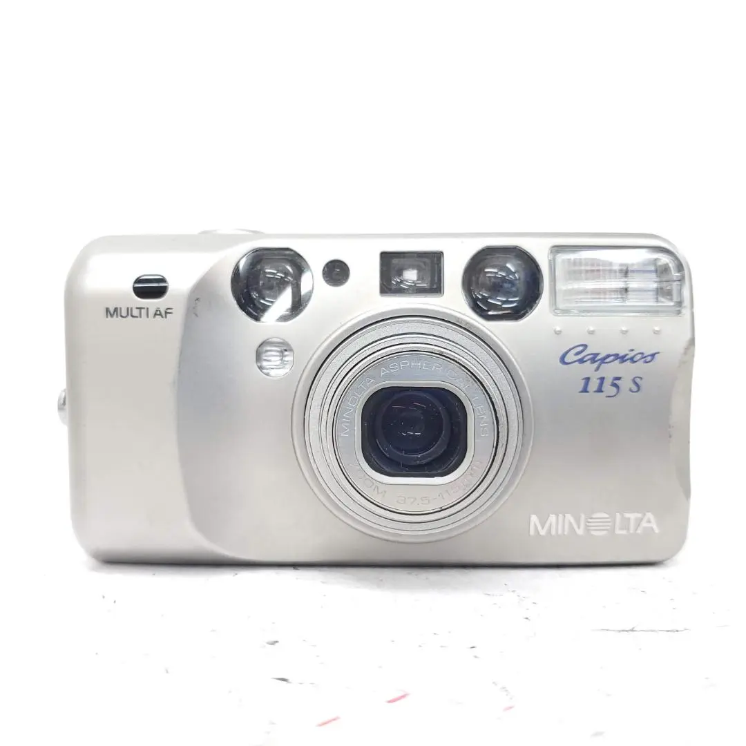 KONICA MINOLTA - 【中古】 MINOLTA Capios 115 ブラック テスト用フィルムにて確認済 カピオス ミノルタ KONICA MINOLTA - 【中古】 MINOLTA Capios 115 ブラック テスト