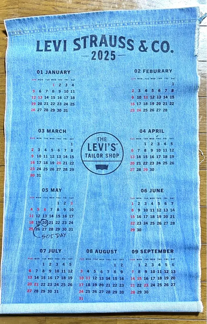 リーバイス　カレンダー2025 2025年最新】Levi's カレンダー・スケジュールの人気アイテム