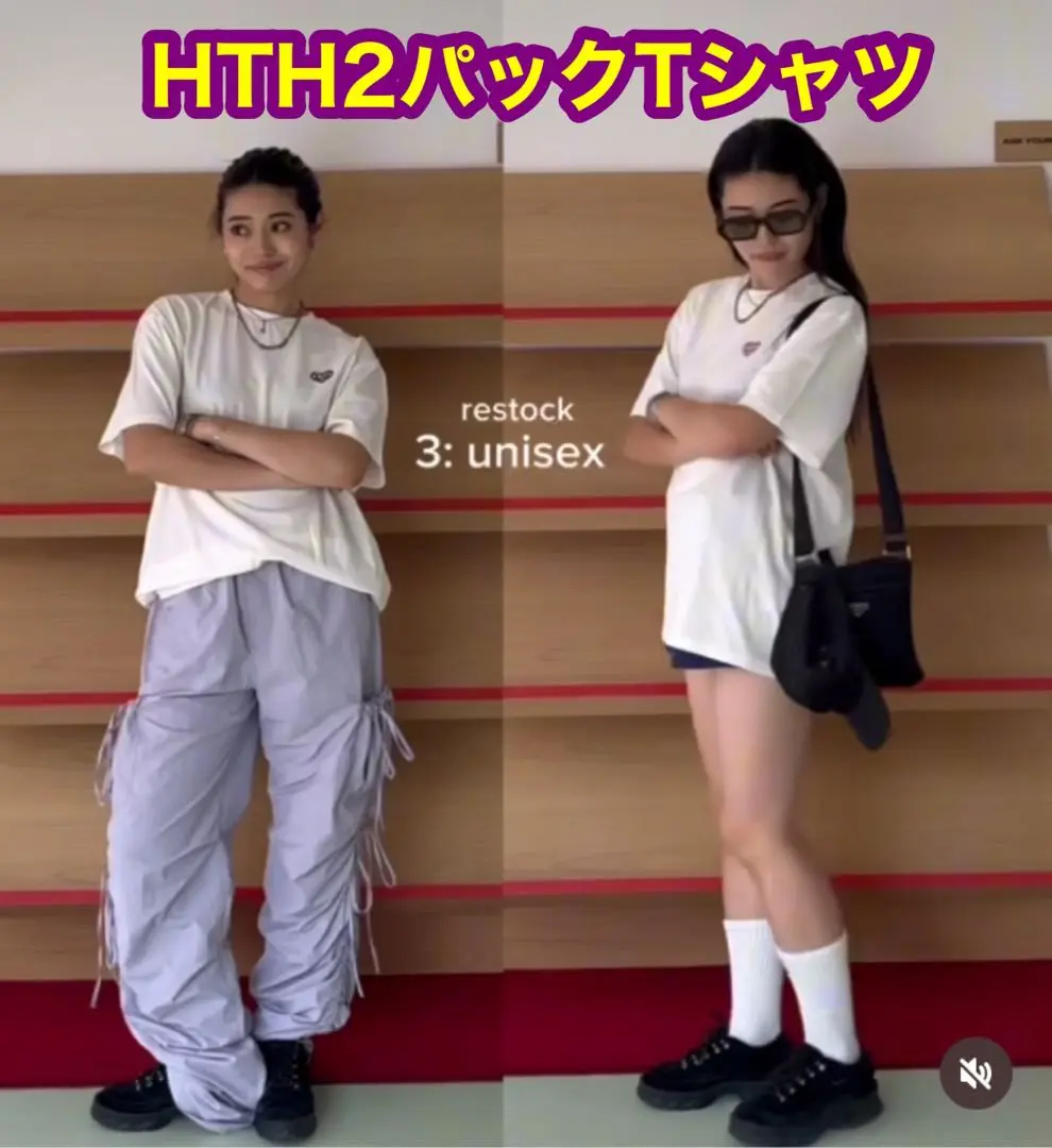 HTH MIXパックTシャツ　2枚セット HTH MIXパックTシャツ2枚セット