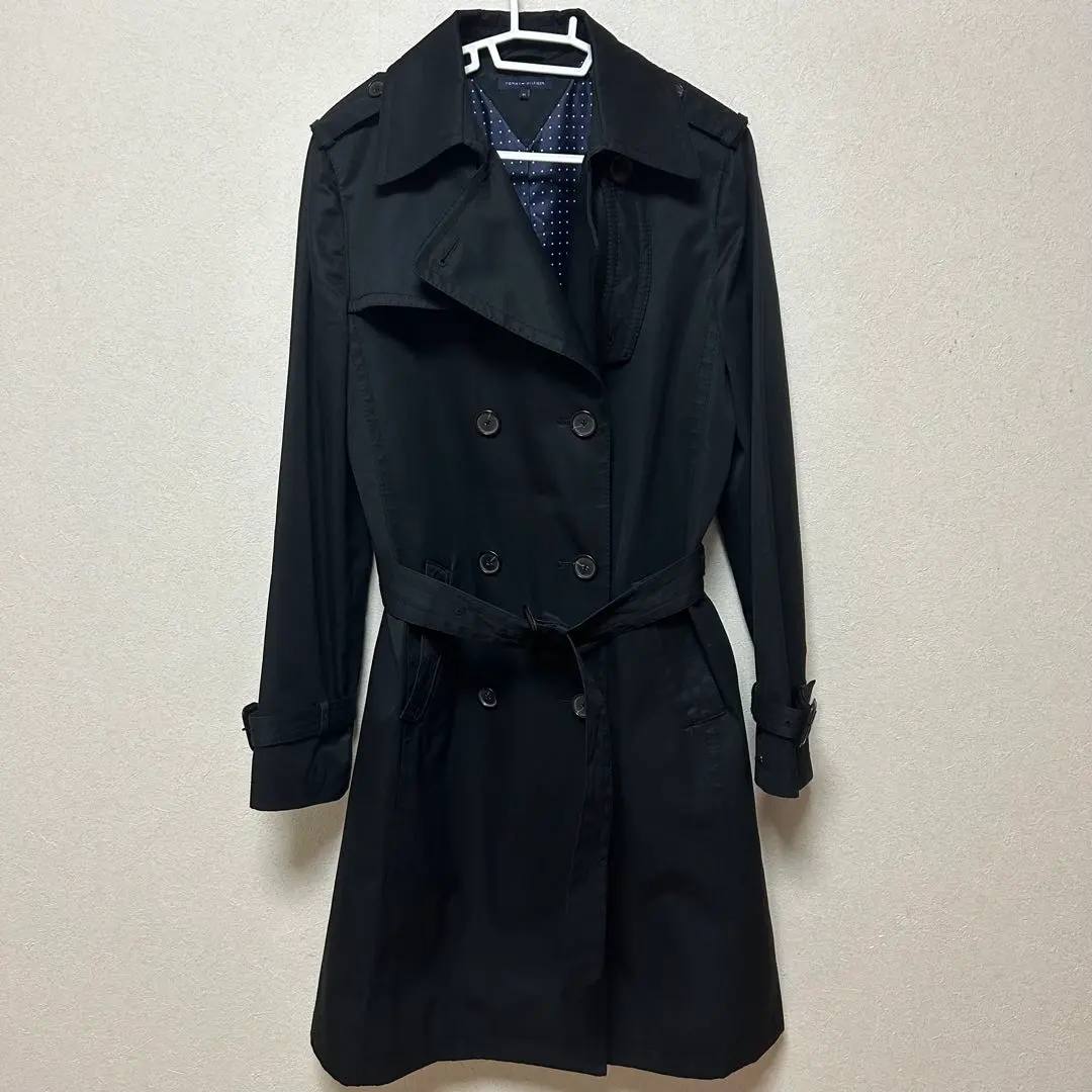 Thumbnail of TOMMY HILFIGER Women's Navy Spring Coat M