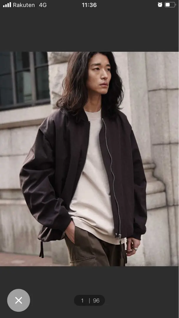 ジャケット・アウター WYM DETACHABLE NYLON GABA FLIGHT BLOUSON WYM LIDNM（ウィム バイ リドム）の「DETACHABLE NYLON GABA
