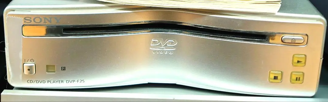 SONY『DVP-F25』DVD/CDプレーヤー 動作良好です。 ステレオ工房 ポニー：SONY_DVP-F25_001