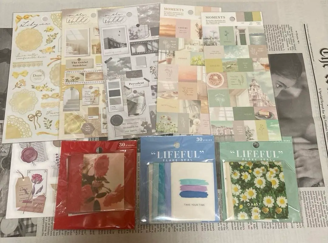 Thumbnail of LIFFEFUL Mind Wave Collage Stickers Bulk Sale Set 6