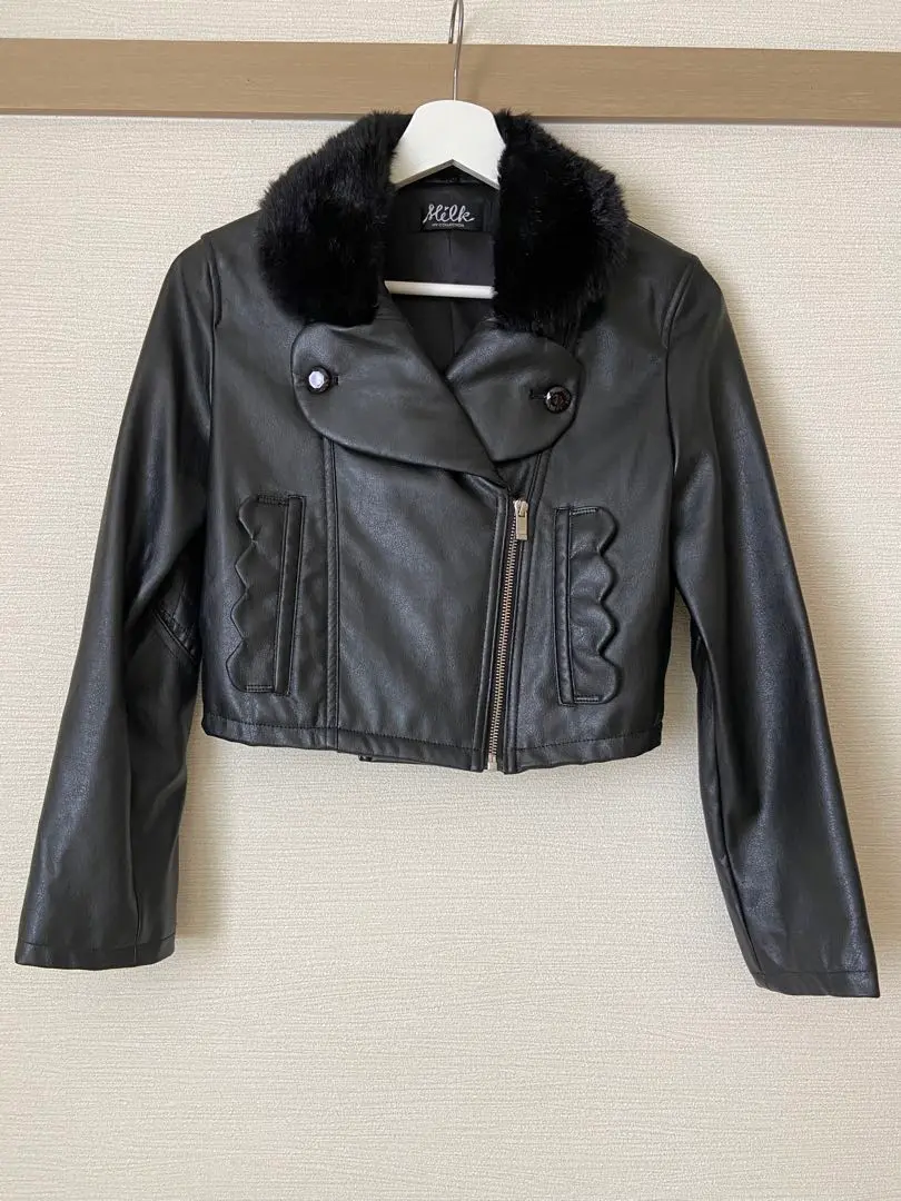 MILK(ミルク) Fake Leather ライダース 1A10221106 MILK（ミルク）の「Faux-leather ライダース（ライダース