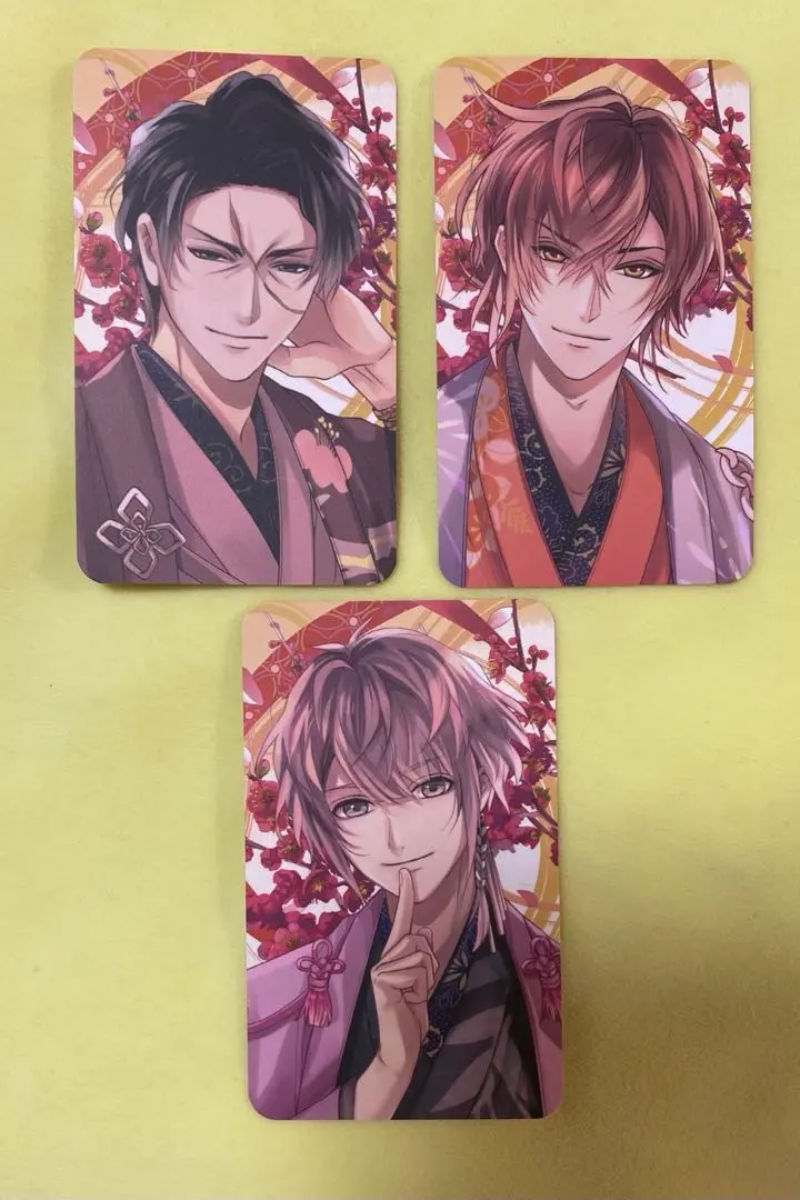 Thumbnail of Ikeshiri Tour: Ikemen Sengoku - Kennyo, Maeda Keiji, Mori Ranmaru, Trading Cards