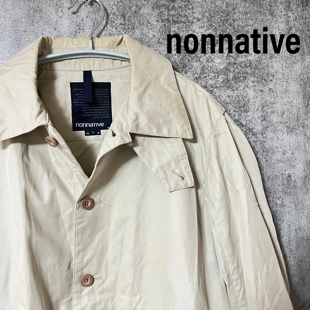 ★新品未使用★ ノンネイティブ コート 2025年最新】NONNATIVE メンズ ステンカラーコートの人気
