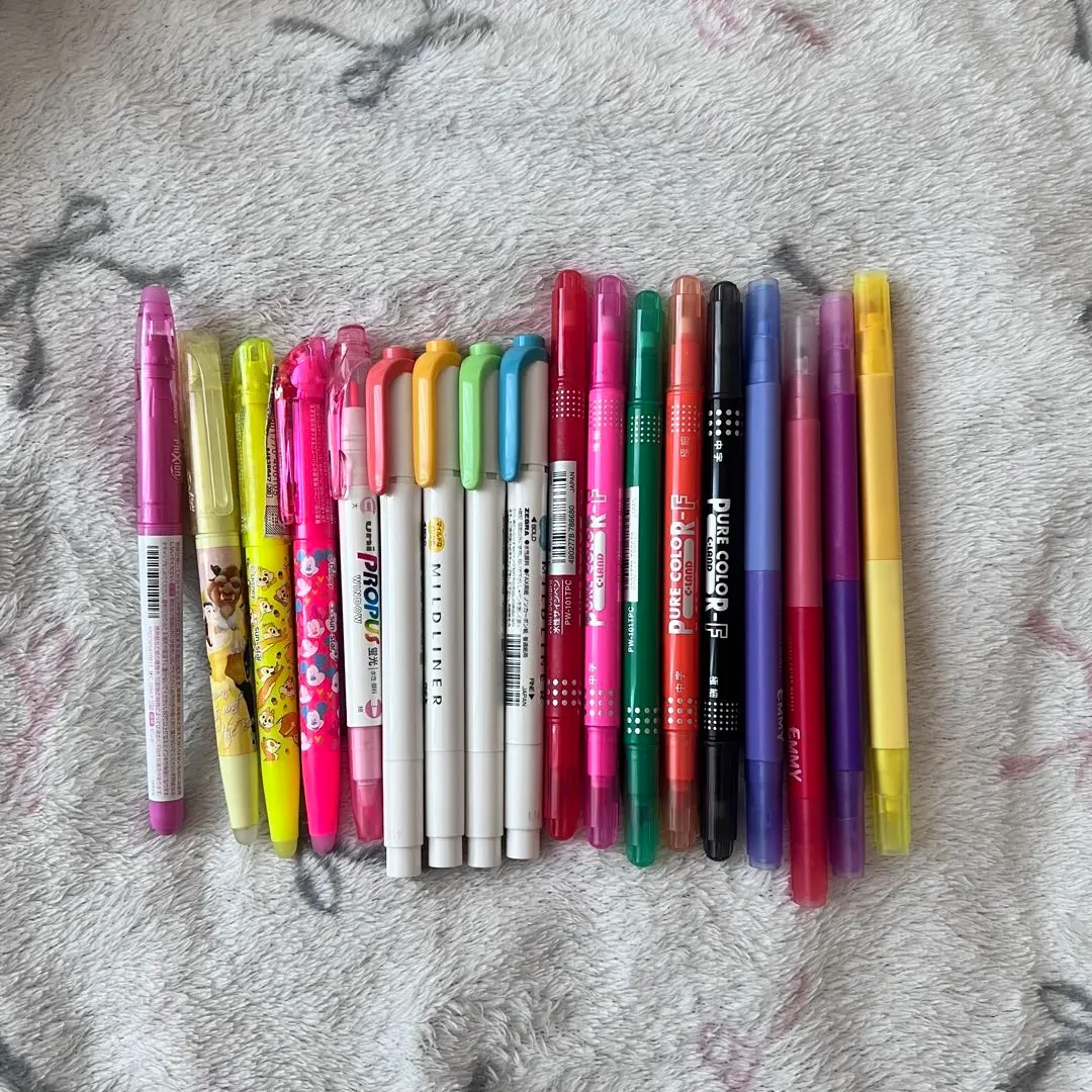 彩色螢光筆・麥克筆18支裝 的縮圖