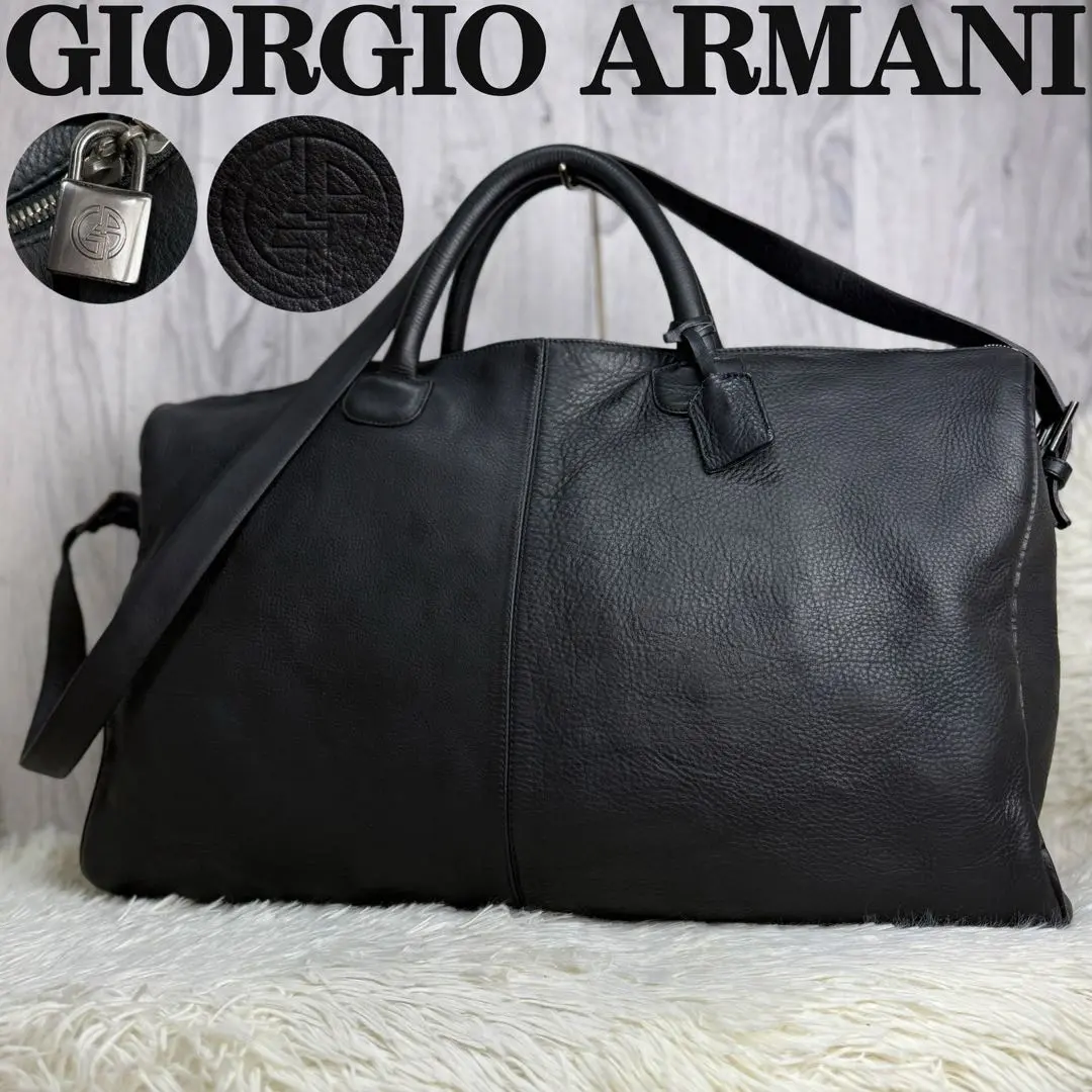 [kilekoko]　GIORGIO ARMANI　ボストンバッグ 2025年最新】Giorgio Armani メンズ ボストンバッグ・旅行用