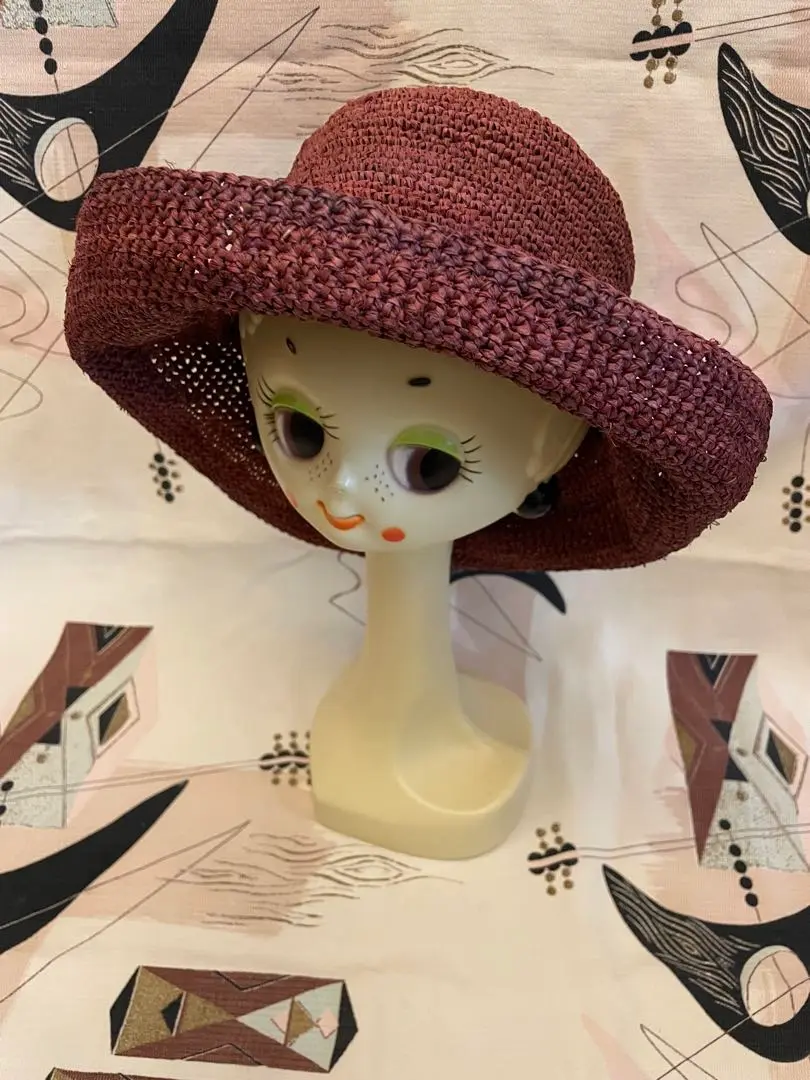 値下‼︎ Sans Arcidet（サンアルシデ）ラフィア帽子 グリーン Sans Arcidet (サンアルシデ）FANNY HAT Col.BRITISH (Green