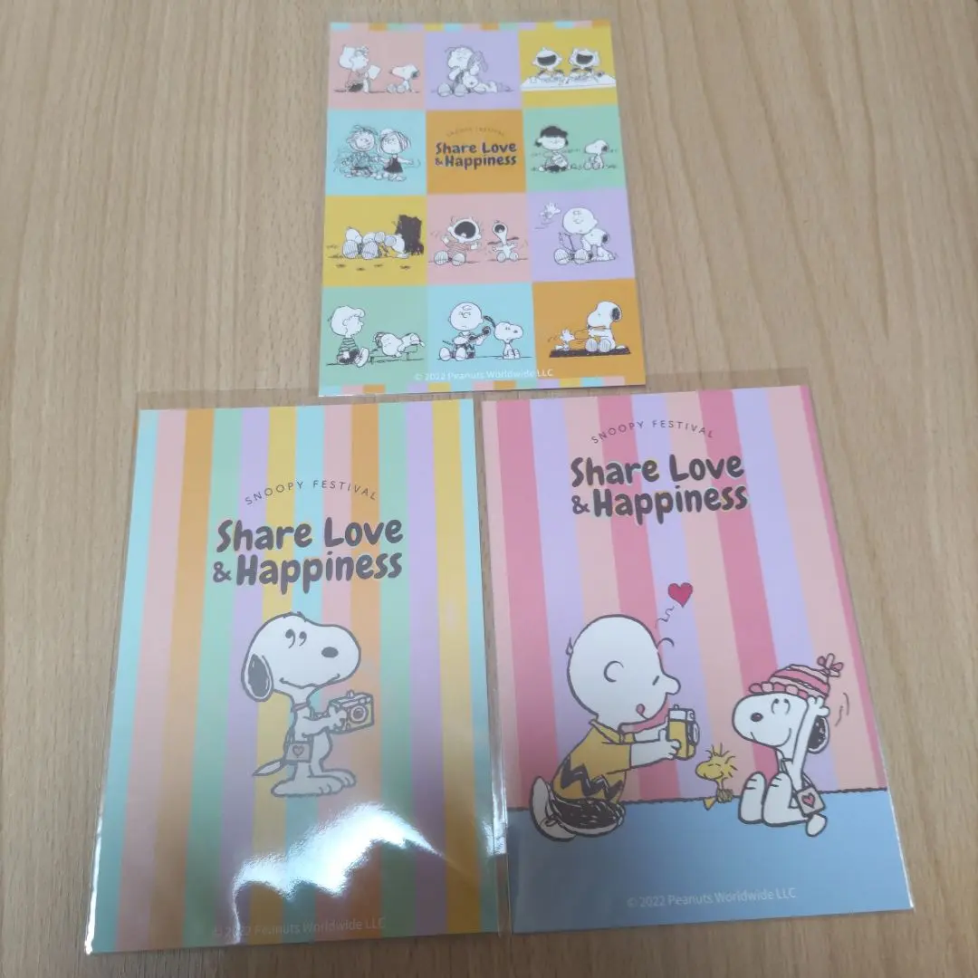Thumbnail of Snoopy Festival Umeda 2022 Limited Edition Postcard 3-piece Set