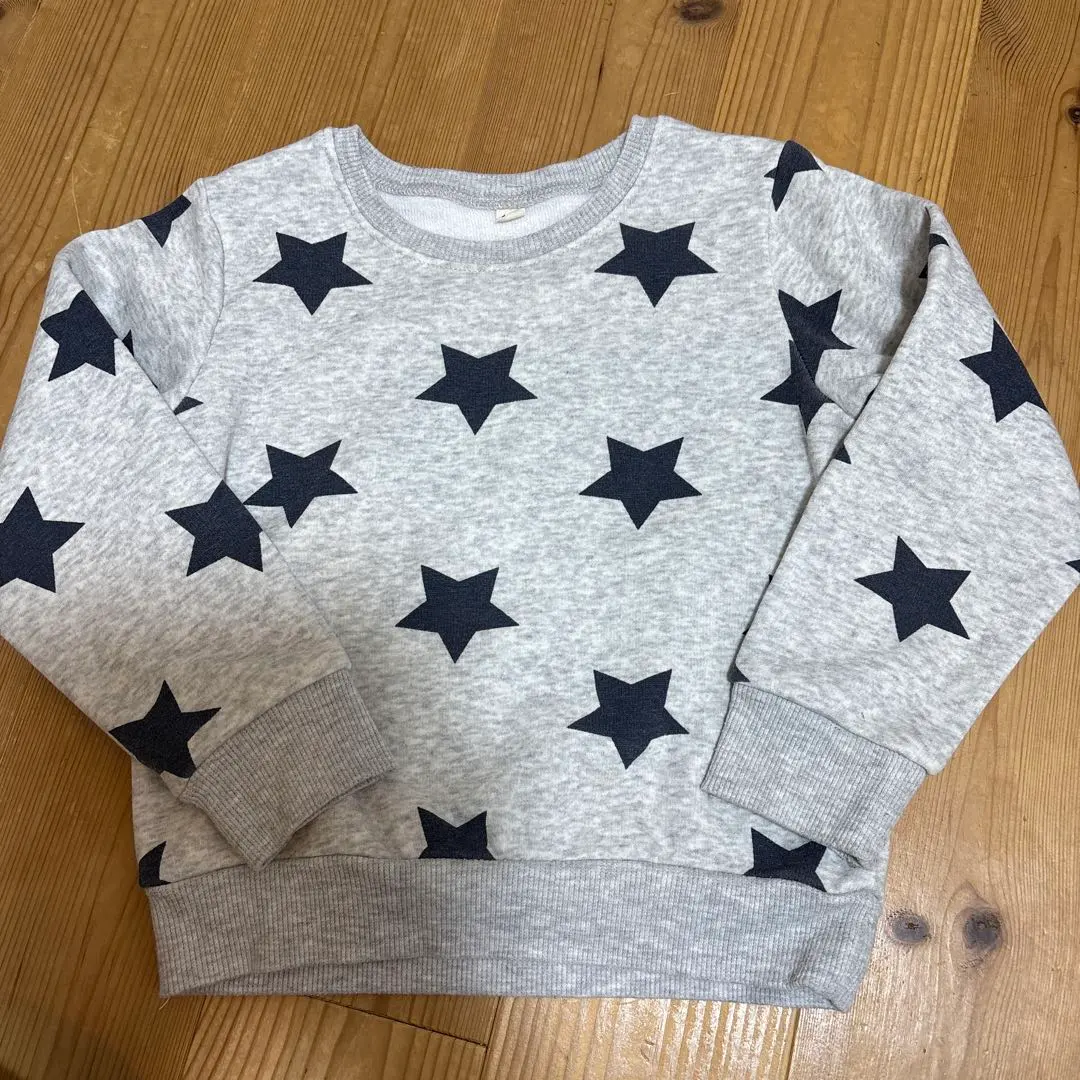 Thumbnail of Star pattern sweatshirt, 110cm