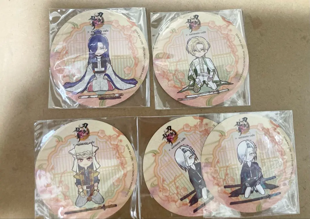 Thumbnail of Touken Ranbu Animate Cafe Bonus Coaster 5-Piece Set
