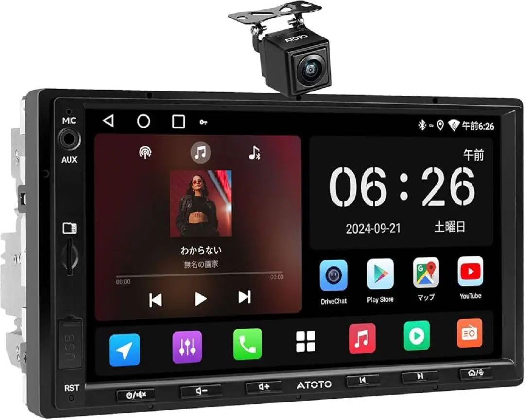 月末処分ATOTOLIFE A5L カーオーディオディスプレイオーディオ7インチ 保証書付】 月末処分ATOTOLIFE A5L カーオーディオディスプレイ