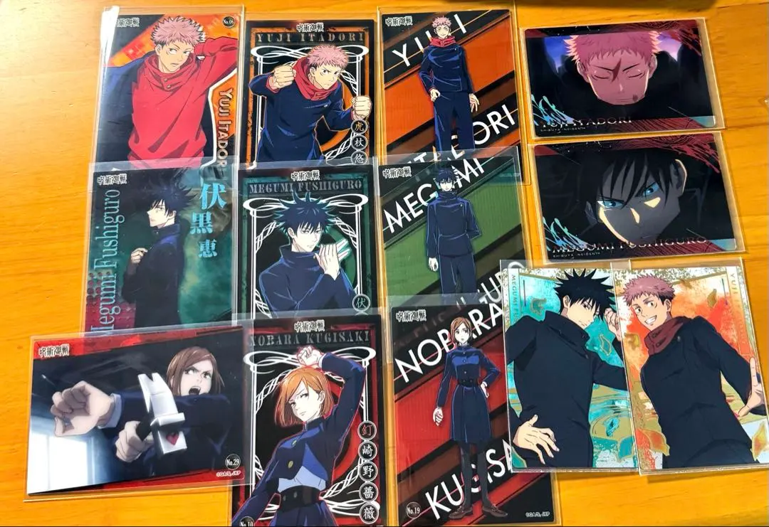 咒術迴戰 透明卡/威化餅特別彈 套組 虎杖悠仁 伏黑惠 釘崎野薔薇 的縮圖