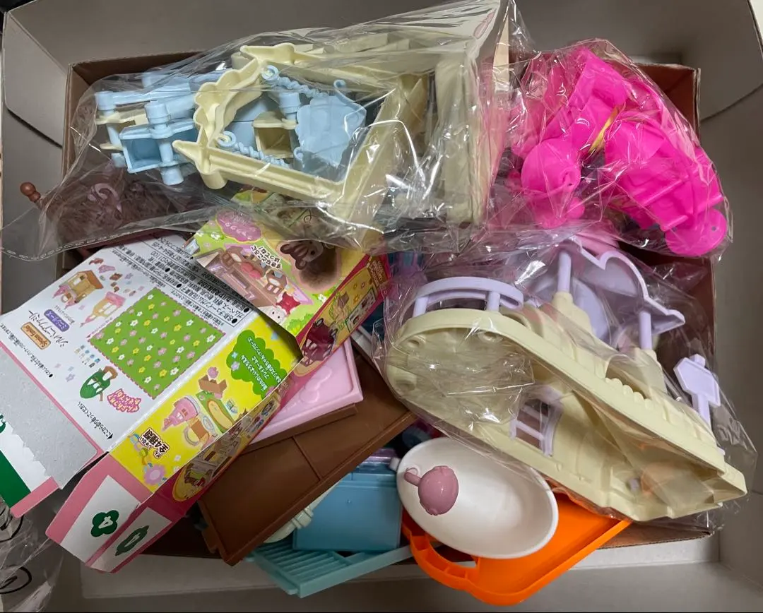 Thumbnail of Miniature toys, play kitchen set, various items