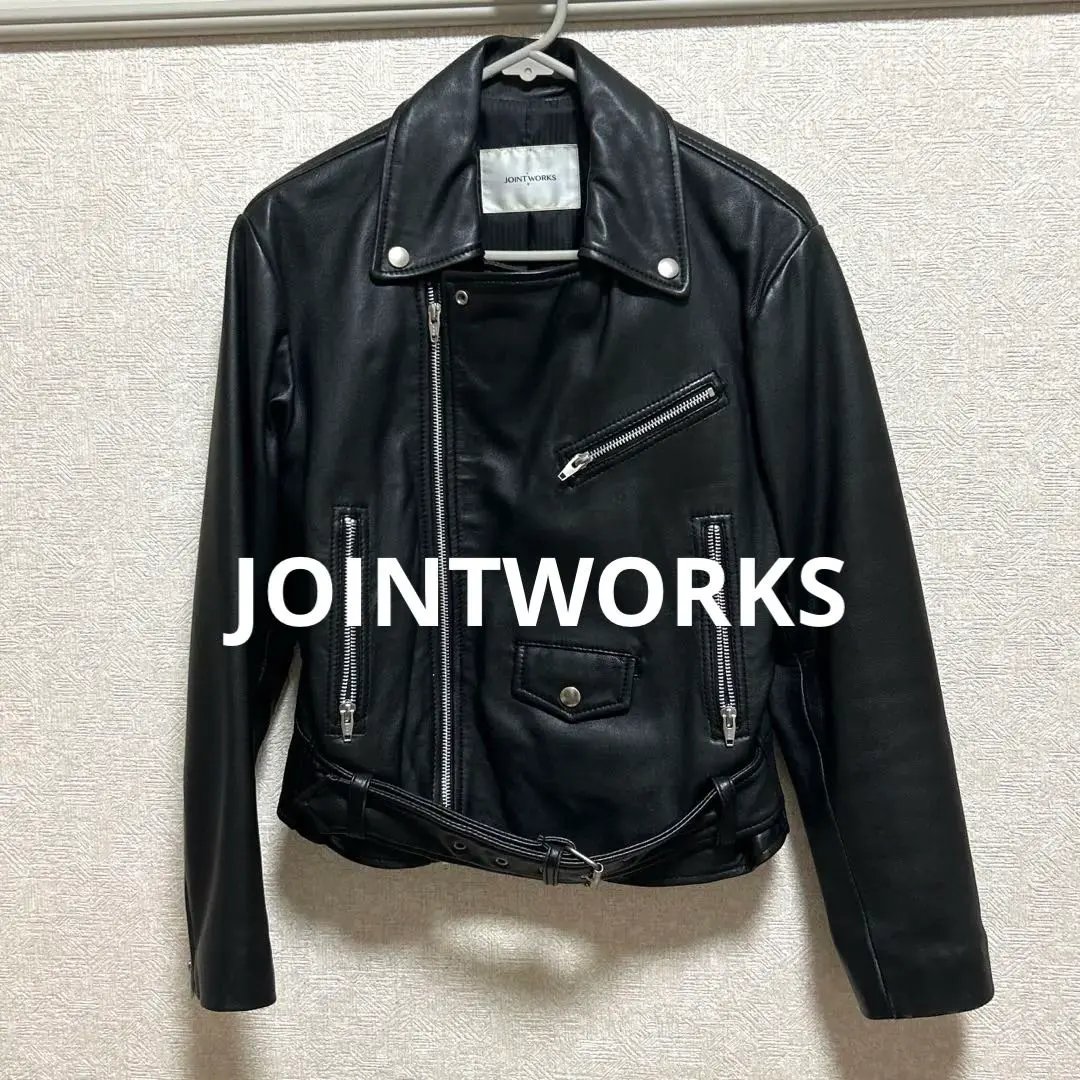 JOINT WORKS　ジョイントワークス　ラムレザー　ライダージャケット 中古・古着通販】JOINT WORKS (ジョイントワークス) ラムレザー