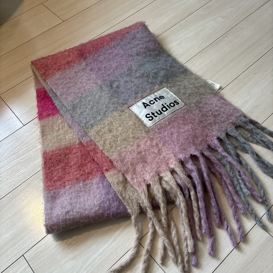 ■Acne Studio ストライプブレンドマフラー □Acne Studio ストライプブレンドマフラー ファッション雑貨・小物