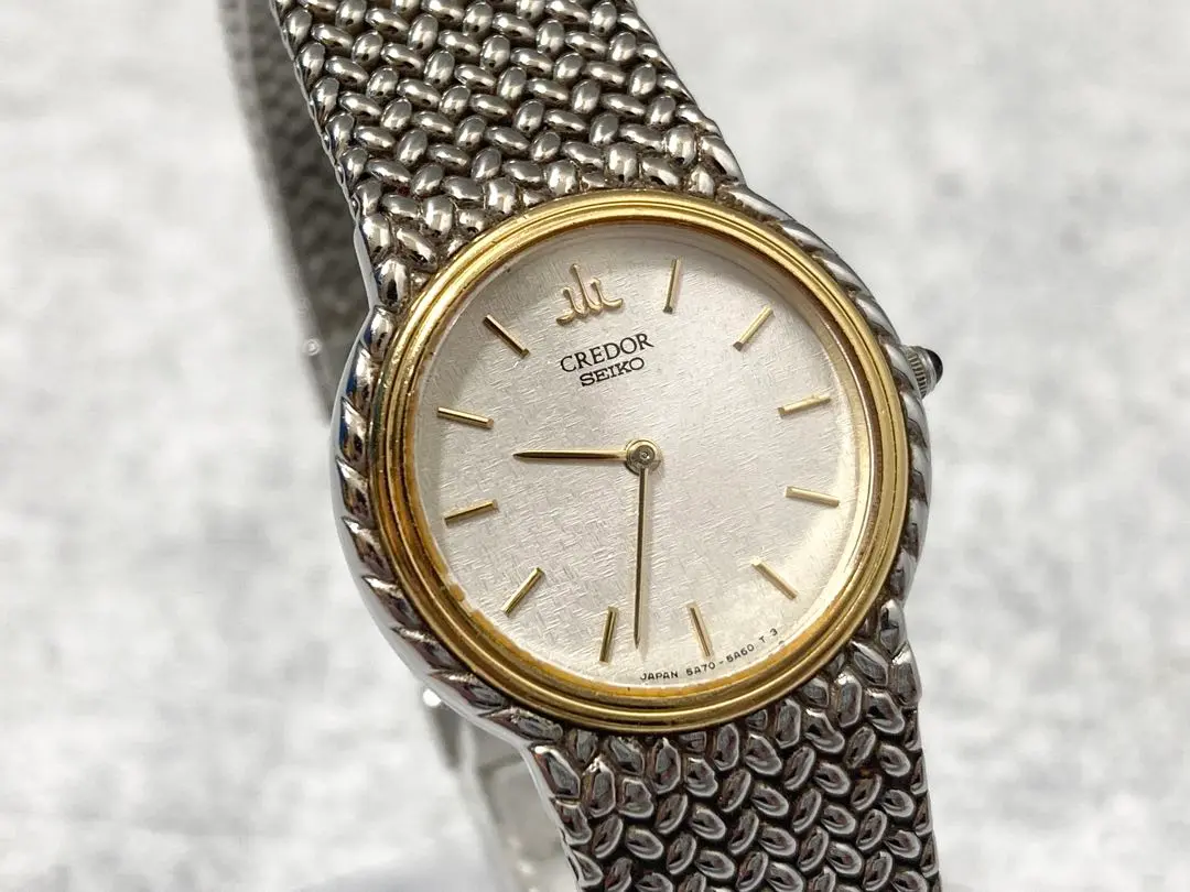 【9/9電池交換済み】SEIKO CREDOR 18KT 5A70-0210 9/9電池交換済み】SEIKO CREDOR 18KT 5A70-0210