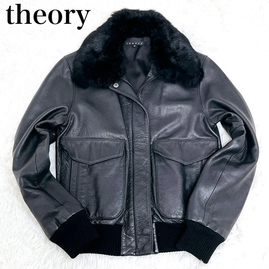 theoryブラックラムレザーライダースジャケット　ヴィンテージ　ジャケット古着 60's ヴィンテージ ラングリッツレザー ライダースジャケット