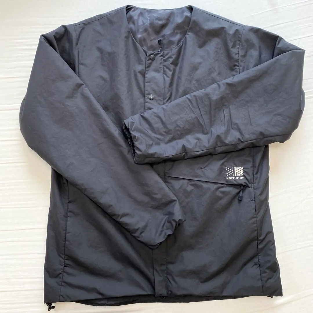 カリマー ガストクルー ナノユニバース 別注　ノーカラー中綿ジャケット カリマー ガストクルー ナノユニバース 別注 ノーカラー中綿