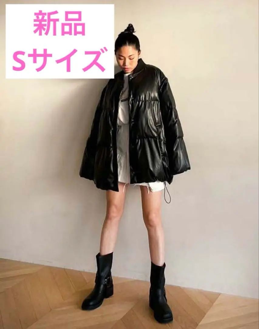 searoomlynn ロングダウンジャケット　ブラック searoomlynn ロングダウンジャケット