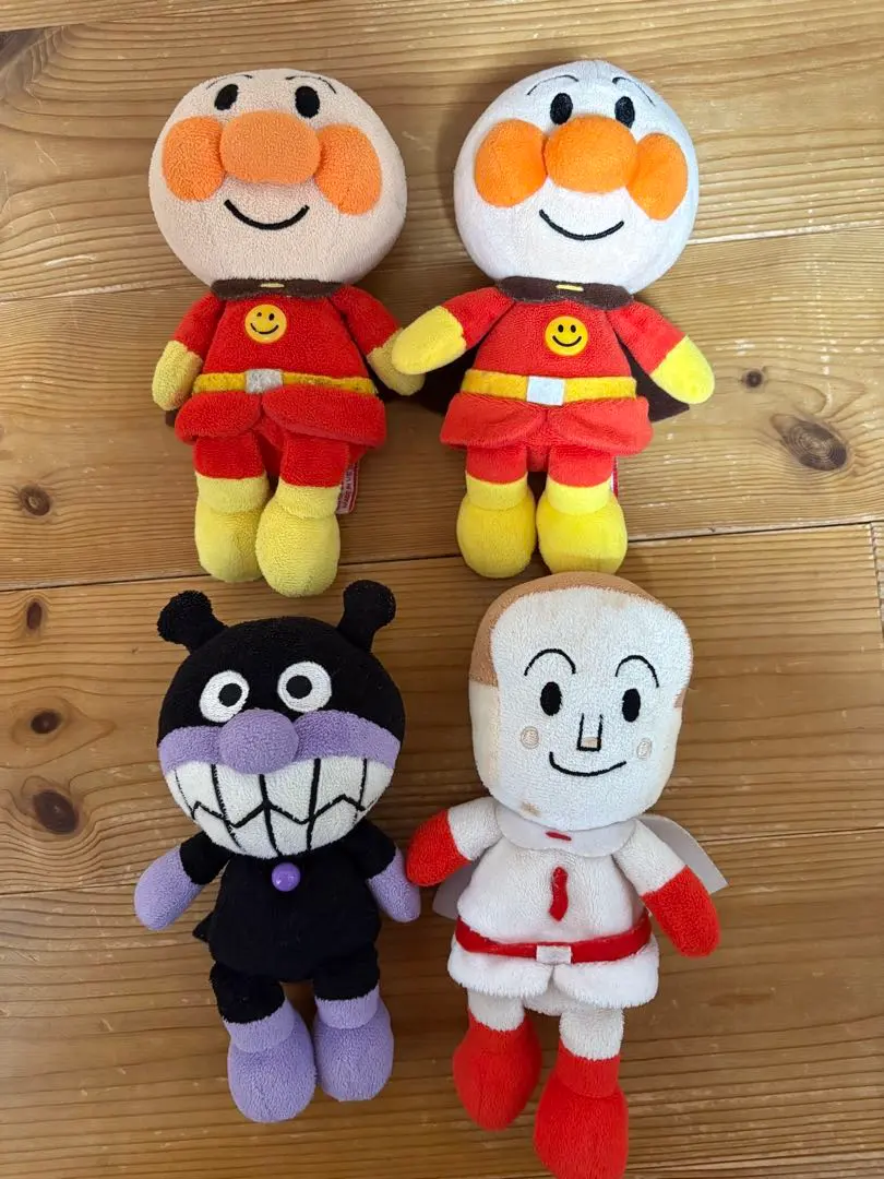 Thumbnail of Anpanman Plush Doll Set of 4, Approximately 17cm