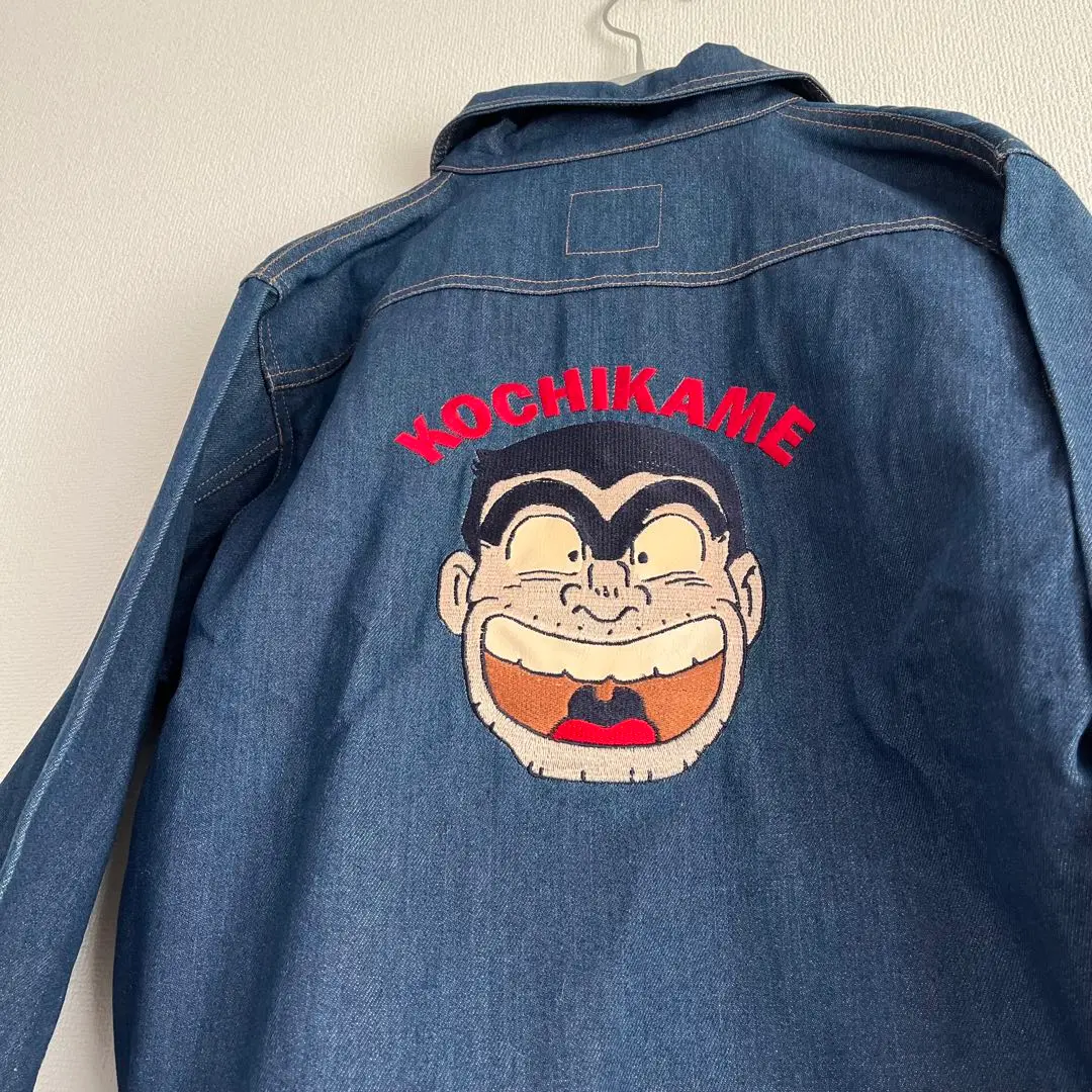 希少 限定1000組 こち亀 両さん刺繍 大人デニムジャケット Gジャン 2025年最新】こち亀 Gジャンの人気アイテム - メルカリ