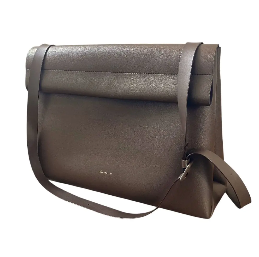 LOW STOCK] LOG HOBO BAG - Artificial Leather_D.BROWN
