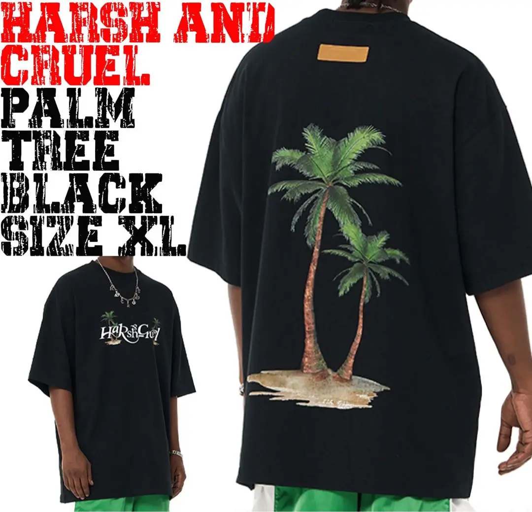 HARSH AND CRUEL 半袖 シャツ ロゴ プリント オーバーサイズ 2025年最新】HARSH AND CRUEL メンズ Tシャツの人気アイテム