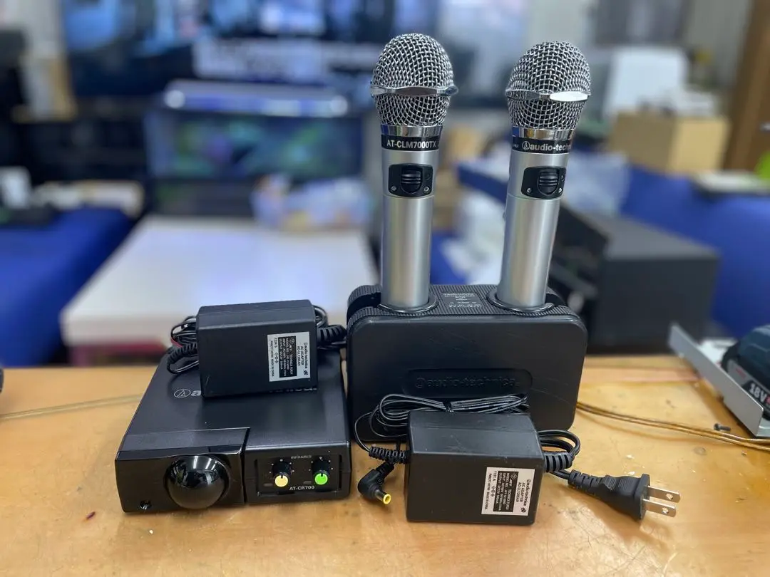 オーディオテクニカ赤外線マイクセット CR701+CLM7000シルバー Audio-Technica AT-CR701+CLM7000 マイクセット