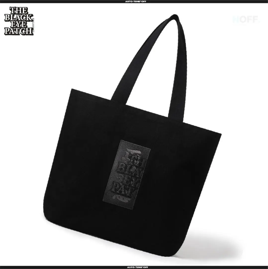 2025年最新】Black Eye Patch 素材：キャンバス/コットン トート