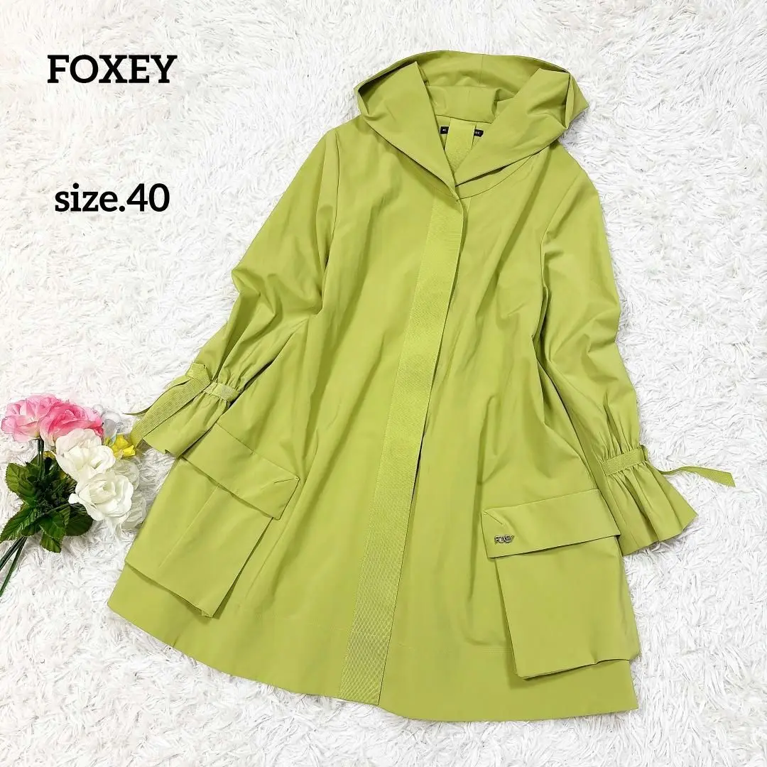 極美品！FOXEY レインコート40 Rene foxeyフォクシー FOXEY - FOXEY NEW YORK レインコートの通販 by 蕎麦屋's shop