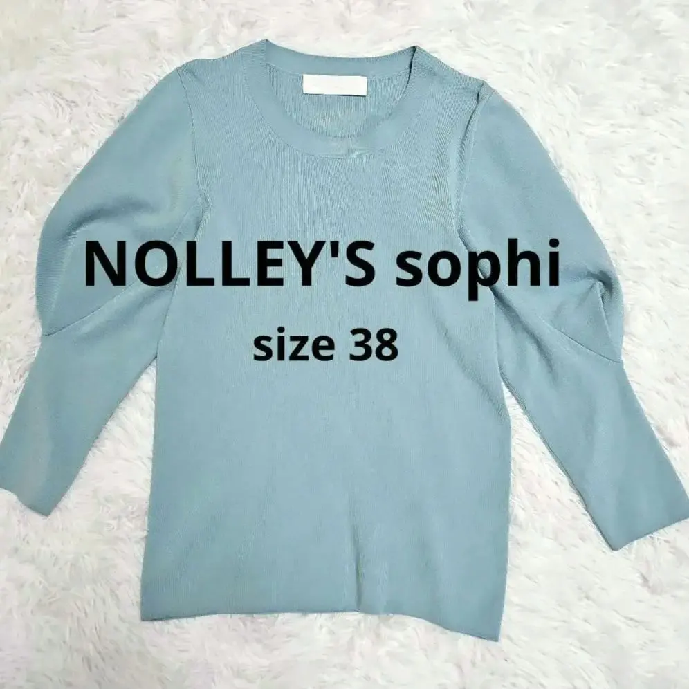 Thumbnail of NOLLEY'S sophi Light Blue Long Sleeve Knit - NOLLEY'S 38
