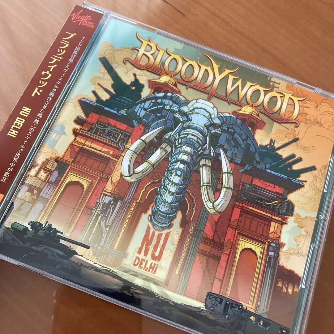 bloodywoodレコード12\"アナログ新品デッドストック　インドメタル来日 bloodywoodレコード12