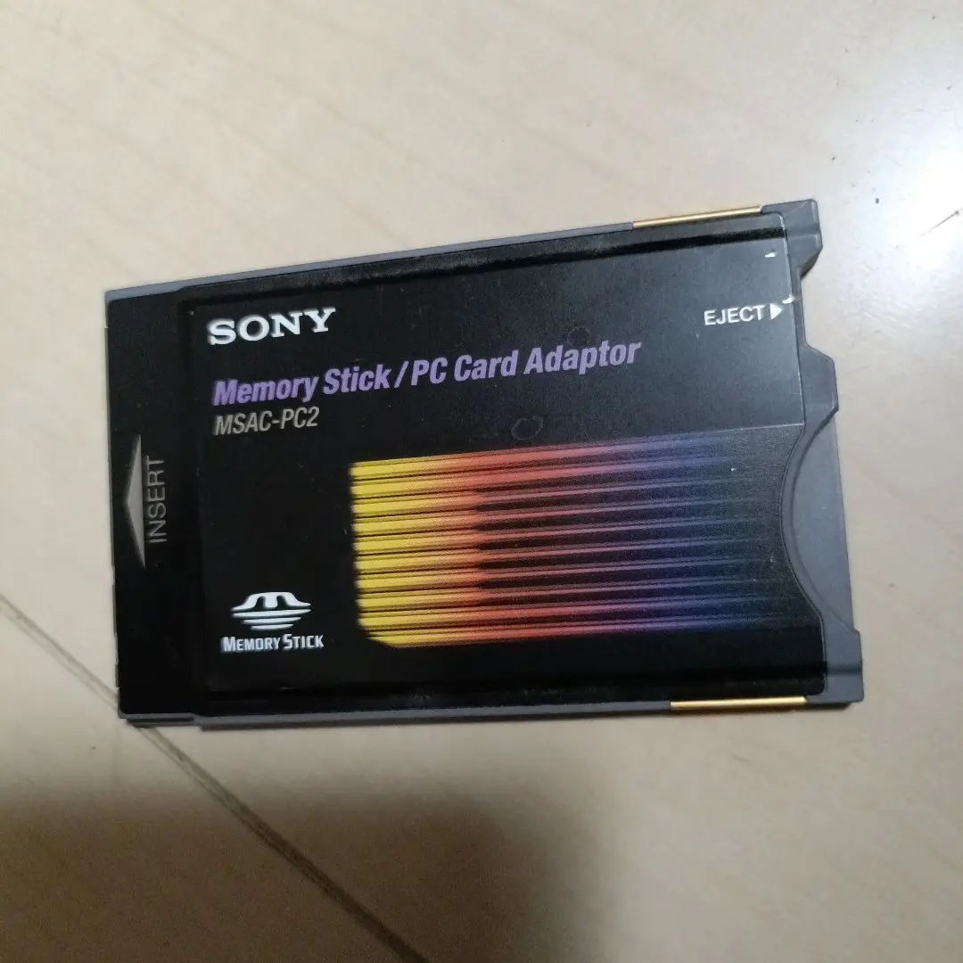 SONY　メモリースティック用PCカードアダプター　未使用品　R00173 2025年最新】Yahoo!オークション -メモリースティック pcカード