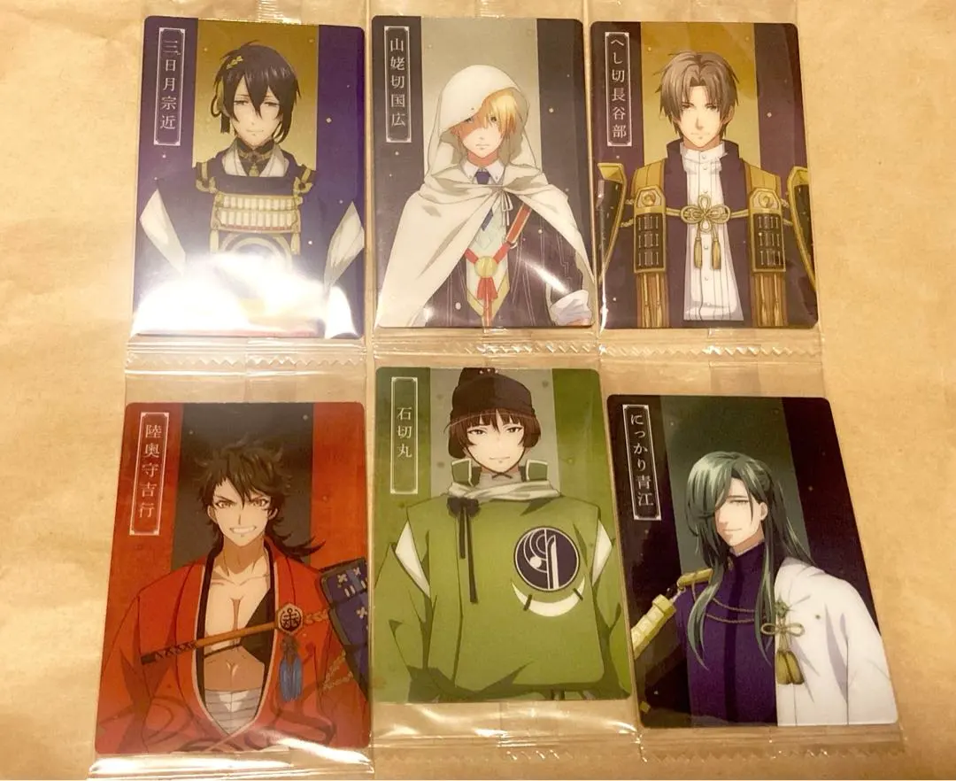 刀剑乱舞 廻 威化饼 卡片 6张套装 的縮圖