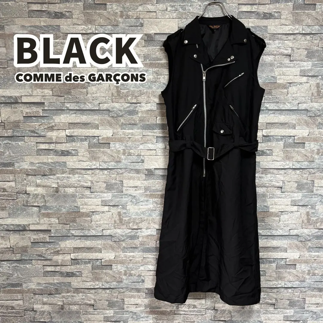 新品未使用‼️ノースリーブライダーズジャケット❗️コムデギャルソンブラック❗️ 2025年最新】BLACK COMME des GARCONS レザージャケット