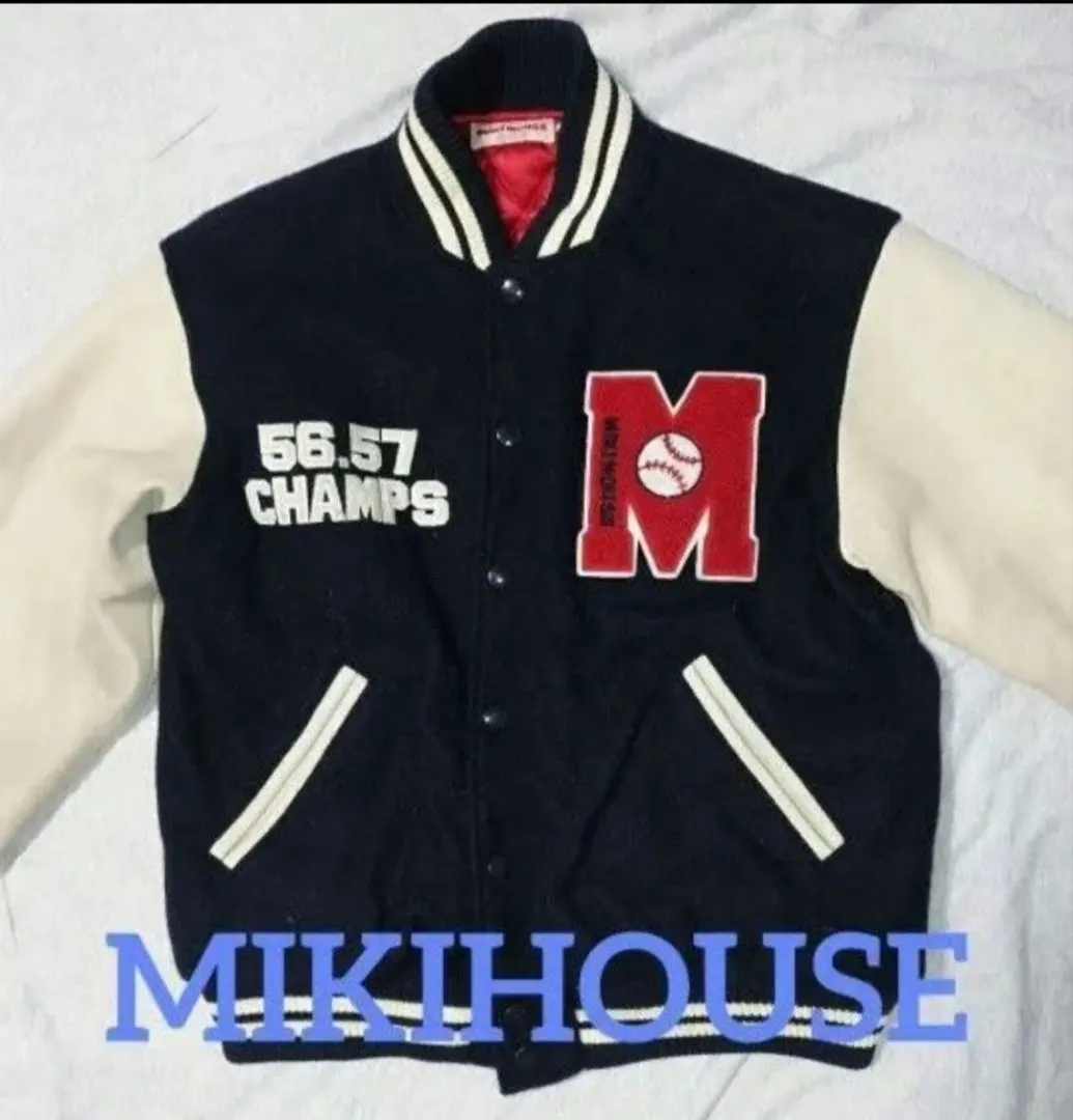 MIKI HOUSE ミキハウスチーム　スタジャン　サイズＭ 楽天市場】【ミキハウス公式ショップ】ミキハウス mikihouse