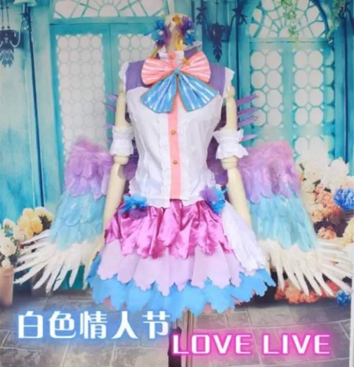 【羽付き】 ラブライブ！ 西木野真姫 ホワイトデー覚醒後 コスプレ 桜の恋 羽付き】 ラブライブ！ 西木野真姫 ホワイトデー覚醒後 コスプレ