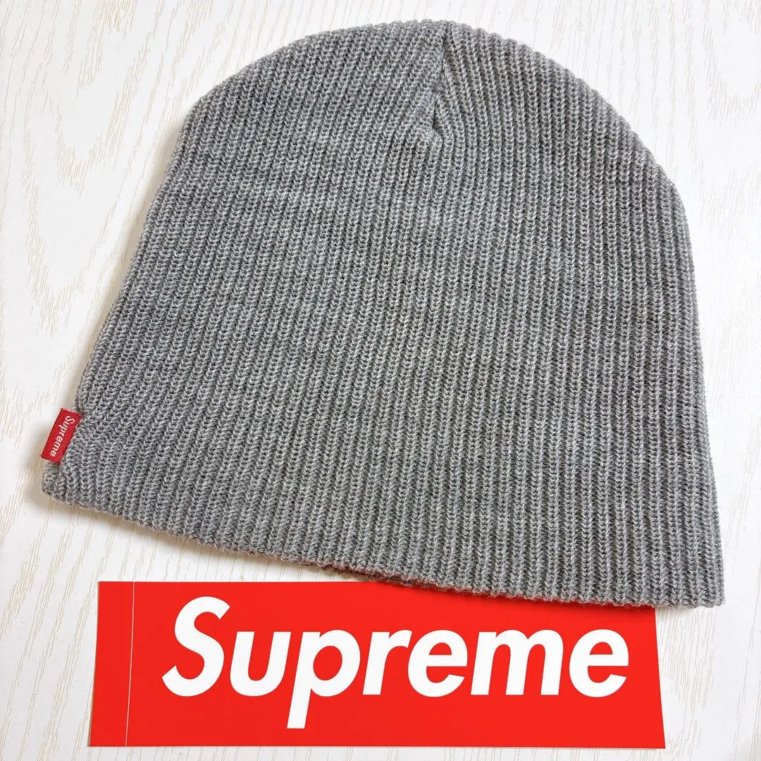 Supreme シュプリーム 毛帽 冷帽 簡約 灰色 的縮圖