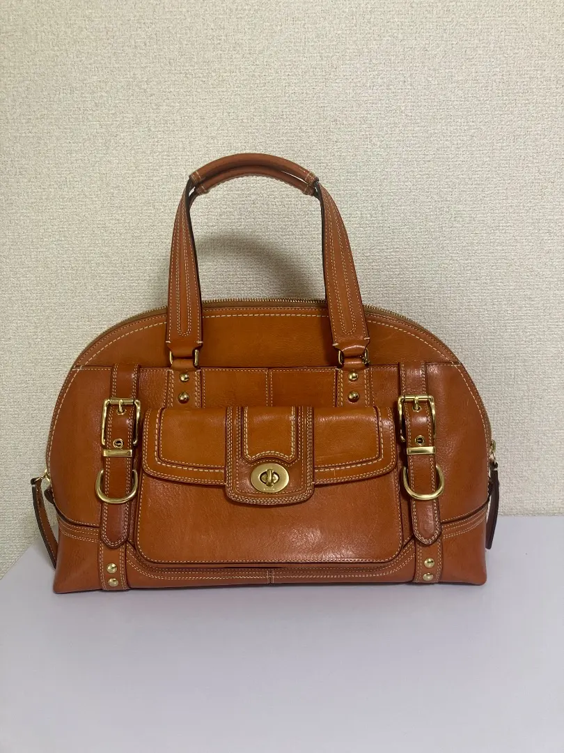 Thumbnail of Coach Leather Boston Bag Vintage 11085