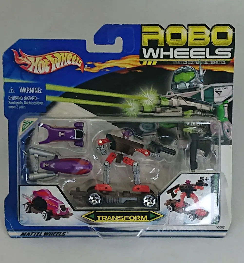 ホットウィール　ロボウィール14体　（1体腕破損） ROBO WHEELSのレビュー！これがポジトロンのGATTLING GUNN'Rだ